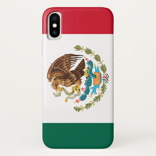 Funda De Case-Mate Para iPhone Bandera de México (Reverso)
