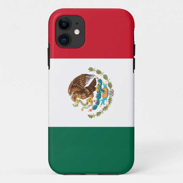 Funda De Case-Mate Para iPhone Bandera de México (Reverso)