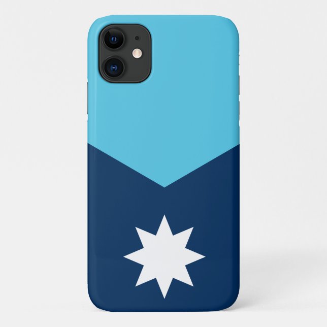 Funda De Case-Mate Para iPhone Bandera de Minnesota (Reverso)