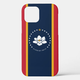 Funda Para iPhone 12 Bandera de Mississippi - Nueva bandera de Magnolia
