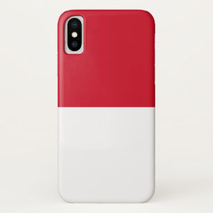 Funda Para iPhone X Bandera de Mónaco