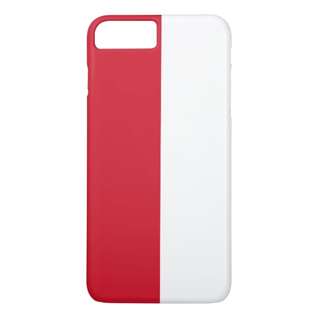 Funda De Case-Mate Para iPhone Bandera de Mónaco (Reverso)