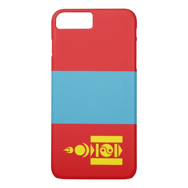 Funda De Case-Mate Para iPhone Bandera de Mongolia (Reverso)