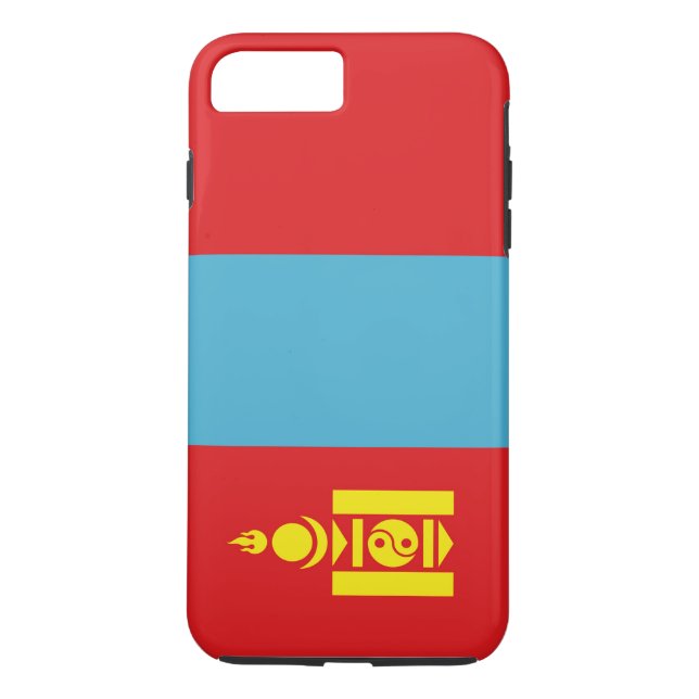 Funda De Case-Mate Para iPhone Bandera de Mongolia (Reverso)
