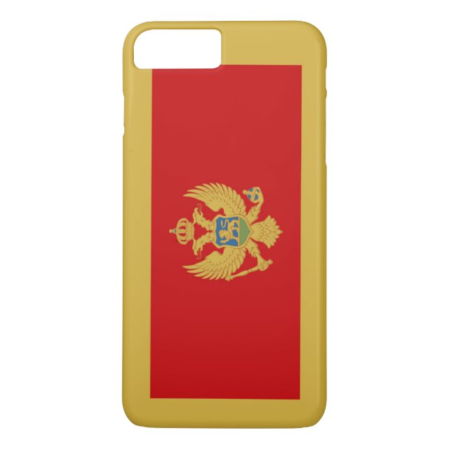 Funda De Case-Mate Para iPhone Bandera de Montenegro (Reverso)
