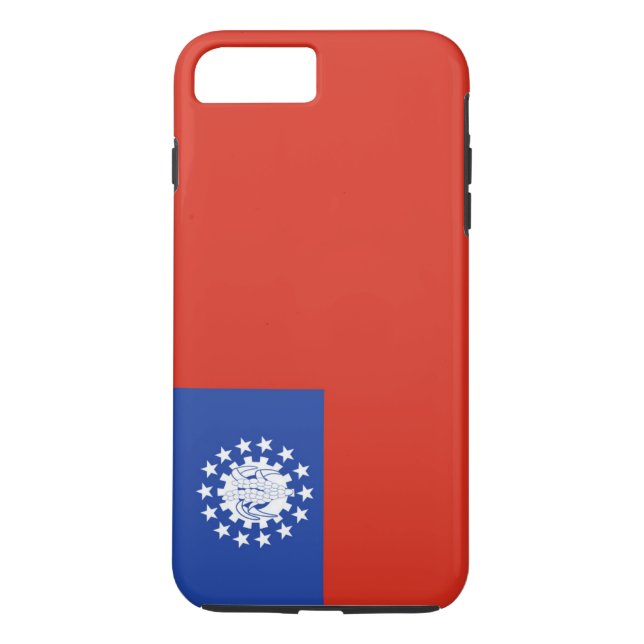 Funda De Case-Mate Para iPhone Bandera de Myanmar (Reverso)