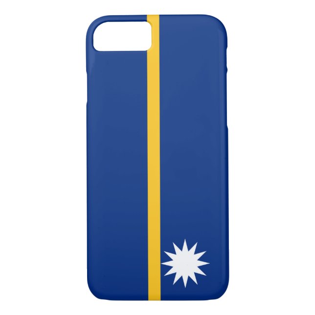Funda De Case-Mate Para iPhone Bandera de Nauru (Reverso)