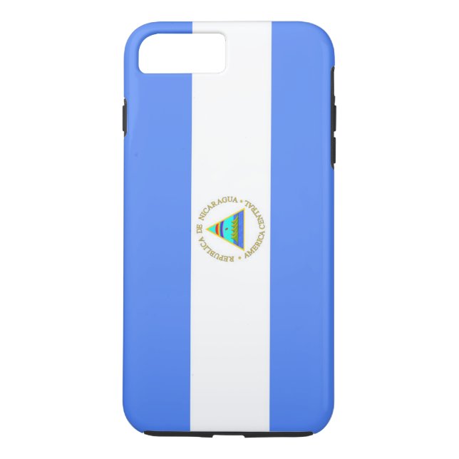 Funda De Case-Mate Para iPhone Bandera de Nicaragua (Reverso)