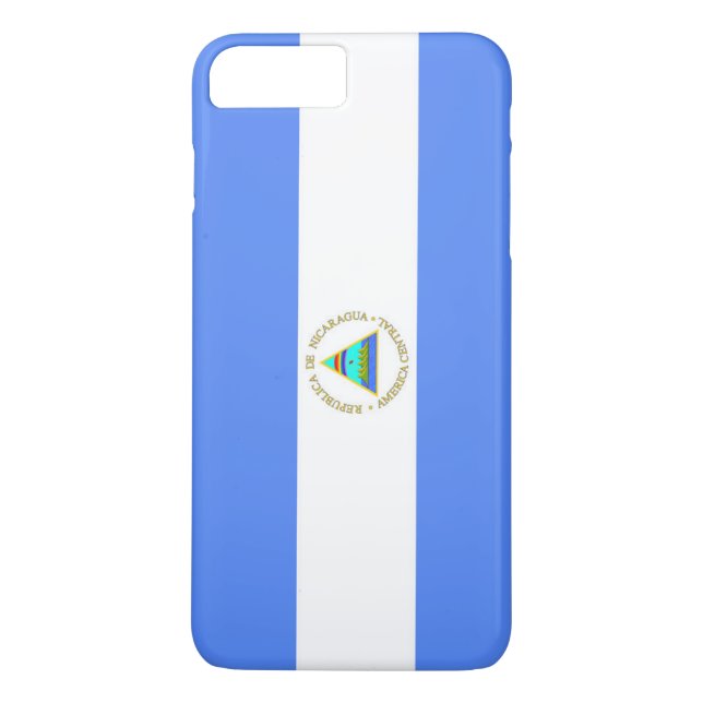 Funda De Case-Mate Para iPhone Bandera de Nicaragua (Reverso)