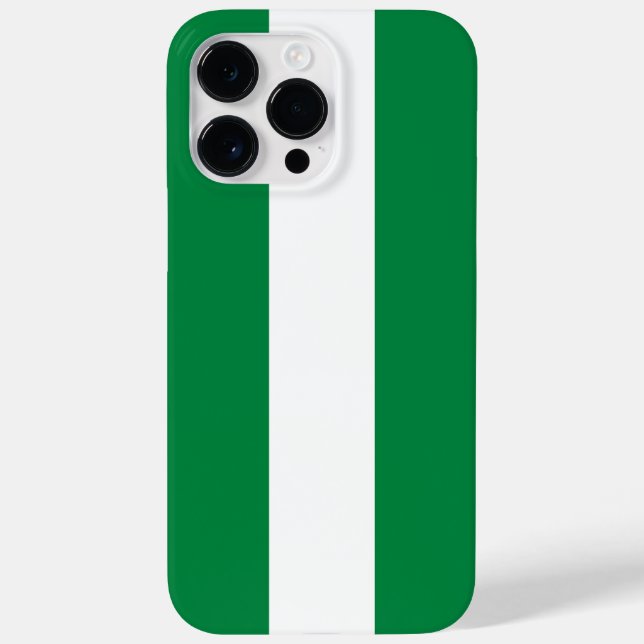 Funda De Case-Mate Para iPhone Bandera de Nigeria (Reverso)