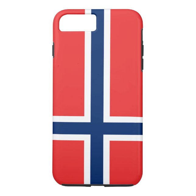 Funda De Case-Mate Para iPhone Bandera de Noruega (Reverso)