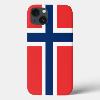 Funda Para iPhone 13 Bandera de Noruega