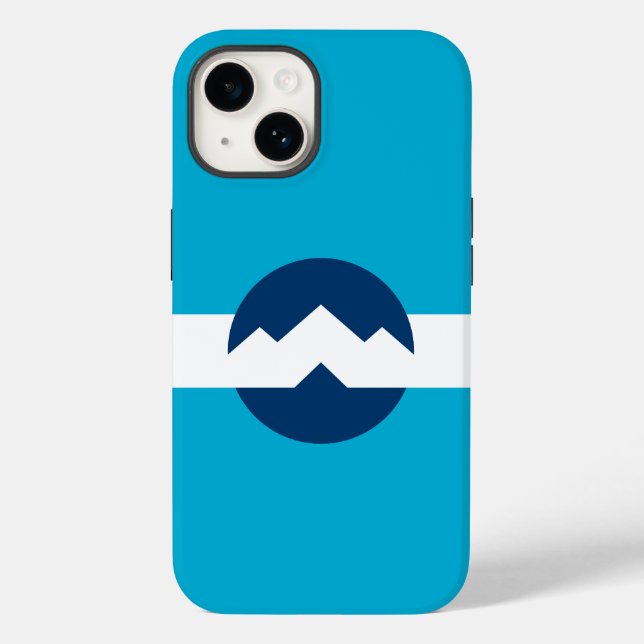Funda De Case-Mate Para iPhone Bandera de Ogden, Utah (Reverso )