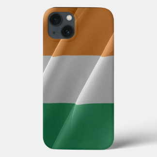 Funda Para iPhone 13 Bandera de ondear irlandés -