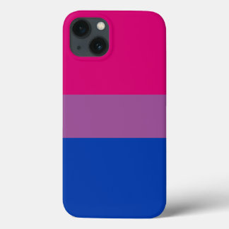 Funda Para iPhone 13 Bandera de orgullo bisexual
