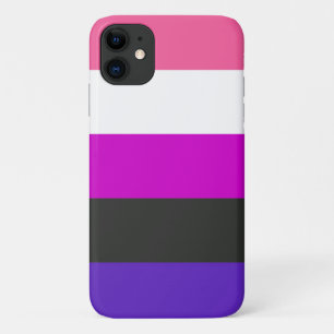 Funda Para iPhone 11 Bandera de orgullo genderfluid