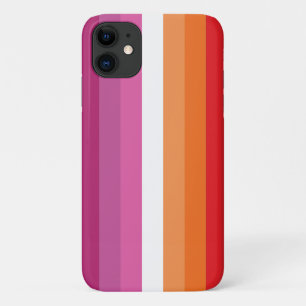 Funda Para iPhone 11 Bandera de orgullo lésbico
