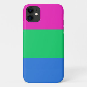 Funda Para iPhone 11 Bandera de orgullo polissexual