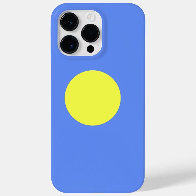 Funda De Case-Mate Para iPhone Bandera de Palau (Reverso)