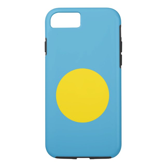 Funda De Case-Mate Para iPhone Bandera de Palau (Reverso)