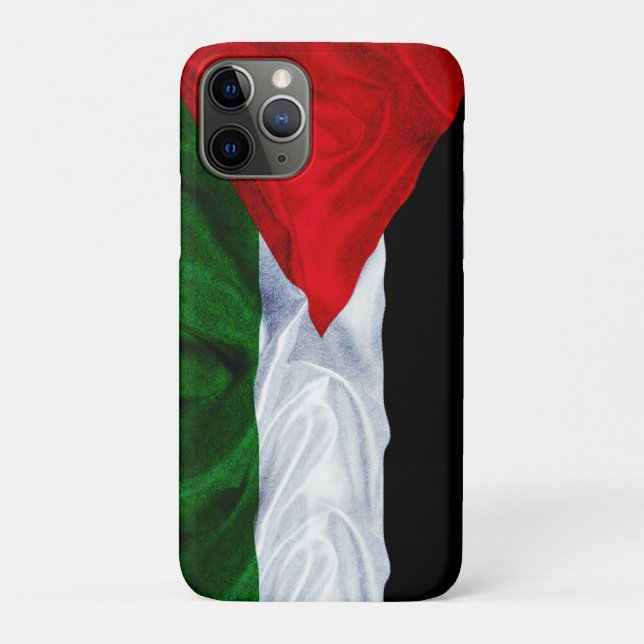Funda De Case-Mate Para iPhone Bandera de Palestina (Reverso)