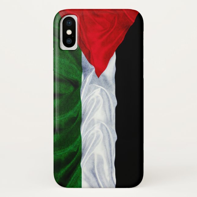 Funda De Case-Mate Para iPhone Bandera de Palestina (Reverso)