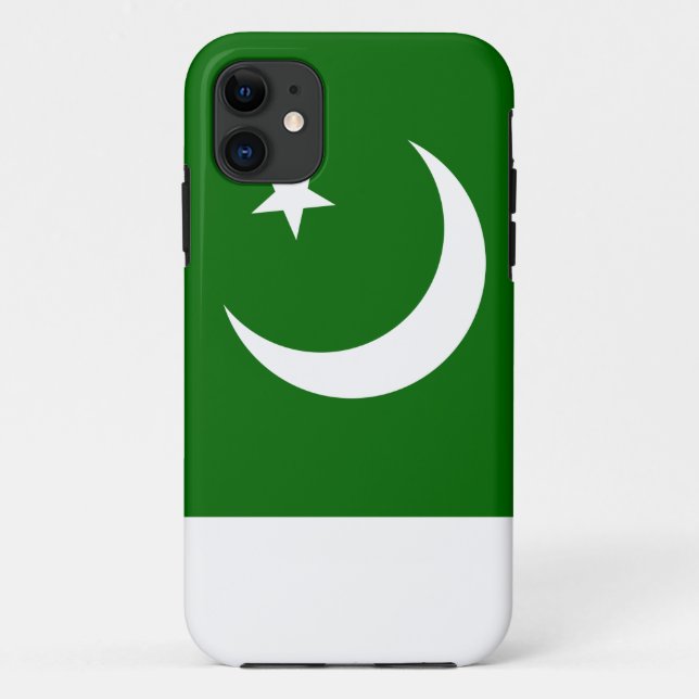 Funda De Case-Mate Para iPhone Bandera de Paquistán (Reverso)