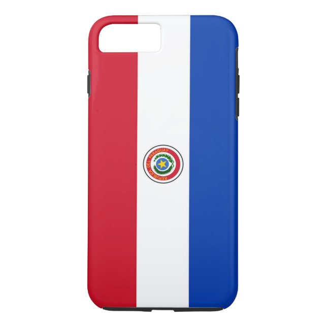 Funda De Case-Mate Para iPhone Bandera de Paraguay (Reverso)