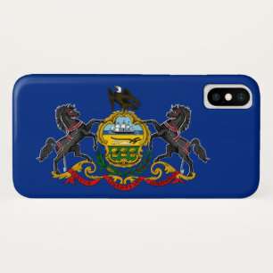 Funda Para iPhone X Bandera de Pensilvania