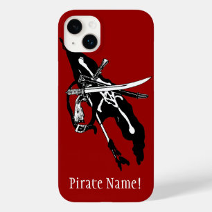Funda Para iPhone 14 Plus De Case-Mate Bandera de piratas vintage, calavera y huesos cruz