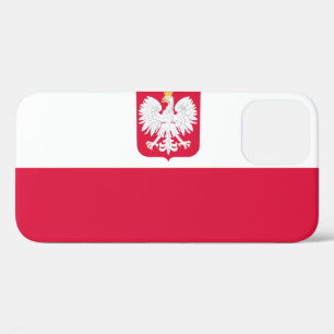 Funda Para iPhone 12 Bandera de Polonia
