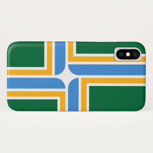 Funda Para iPhone X Bandera de Portland (Oregón)