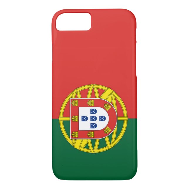 Funda De Case-Mate Para iPhone bandera de portugal (Reverso)