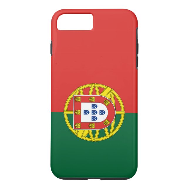 Funda De Case-Mate Para iPhone bandera de portugal (Reverso)