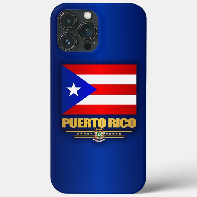 Funda De Case-Mate Para iPhone Bandera de Puerto Rico (Reverso )
