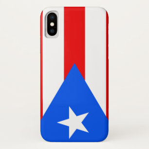 Funda Para iPhone X Bandera de Puerto Rico