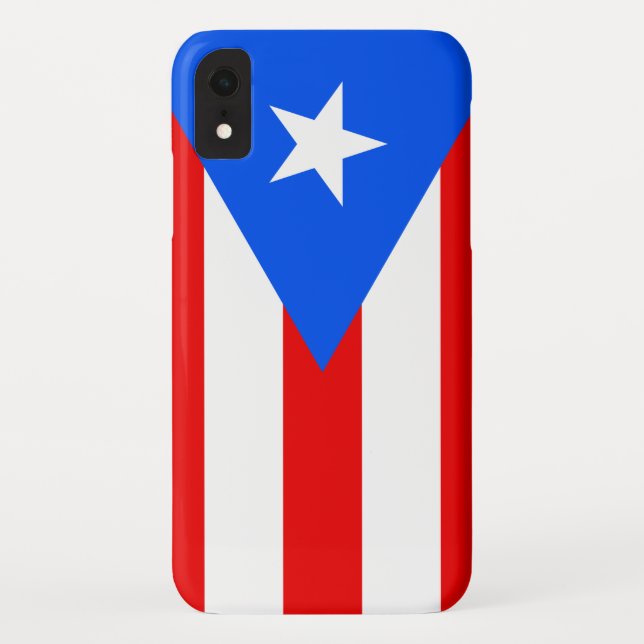 Funda De Case-Mate Para iPhone Bandera de Puerto Rico (Reverso)