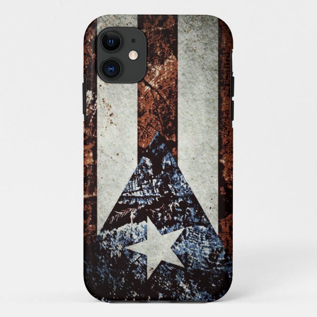 Funda De Case-Mate Para iPhone Bandera de Puerto Rico (Reverso)