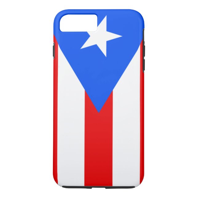 Funda De Case-Mate Para iPhone bandera de Puerto Rico (Reverso)