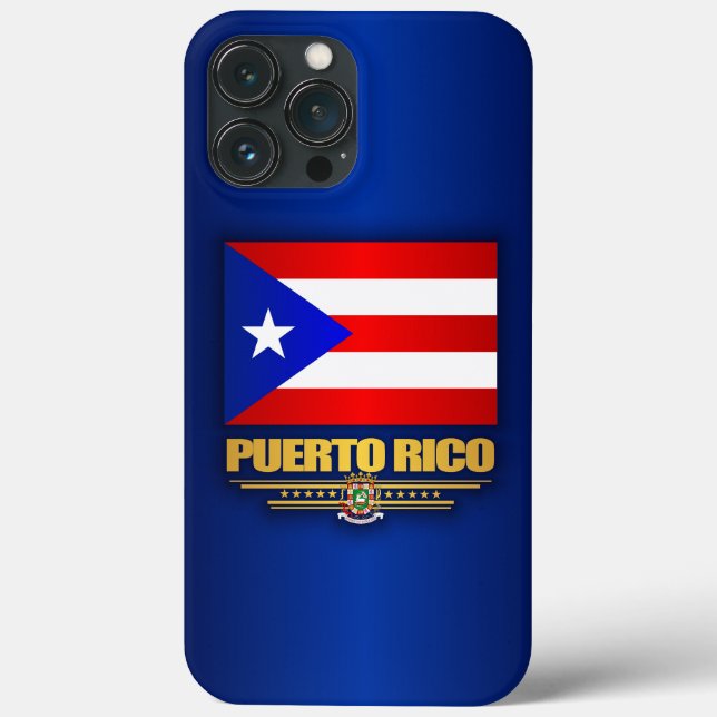 Funda De Case-Mate Para iPhone Bandera de Puerto Rico (Reverso )