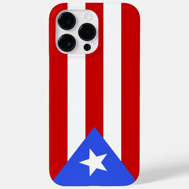 Funda De Case-Mate Para iPhone Bandera de Puerto Rico (Reverso)