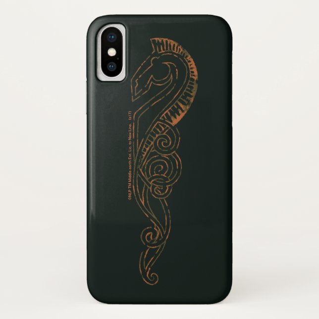 Funda De Case-Mate Para iPhone Bandera de Rohirrim (Reverso)