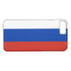 Funda De Case-Mate Para iPhone Bandera de Rusia (Reverso (horizontal))