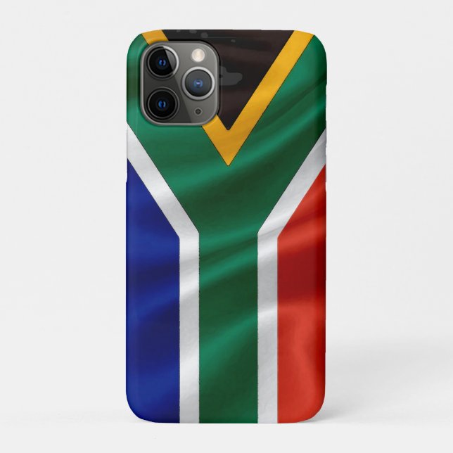 Funda De Case-Mate Para iPhone Bandera de SA (Reverso)