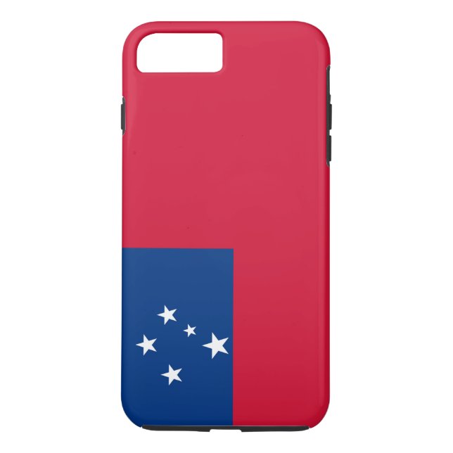 Funda De Case-Mate Para iPhone Bandera de Samoa (Reverso)