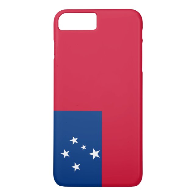 Funda De Case-Mate Para iPhone Bandera de Samoa (Reverso)