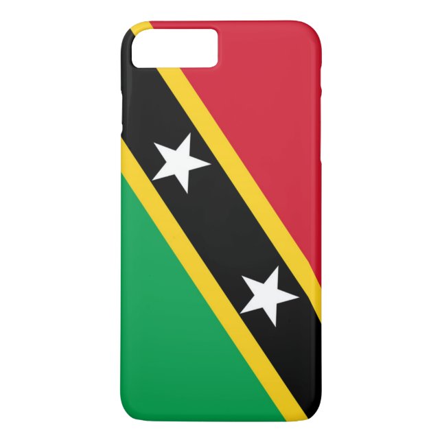 Funda De Case-Mate Para iPhone Bandera de San Cristóbal y Nieves (Reverso)
