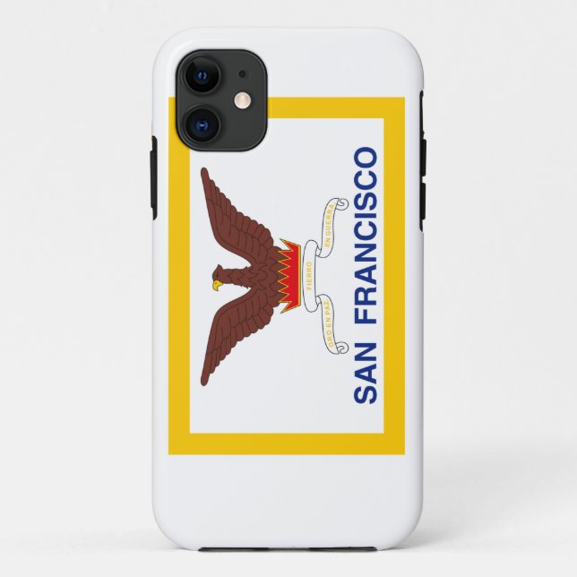 Funda De Case-Mate Para iPhone Bandera de San Francisco (Reverso)