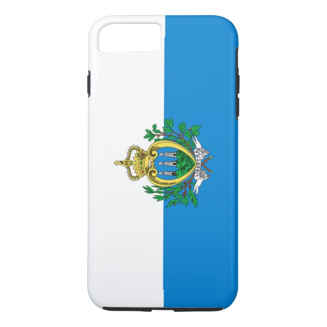 Funda De Case-Mate Para iPhone Bandera de San Marino (Reverso)