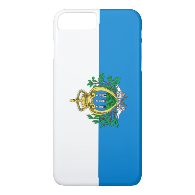 Funda De Case-Mate Para iPhone Bandera de San Marino (Reverso)